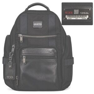 Tumi Alpha Bravo Sheppard Deluxe Backpack Laptop Carry Bag Nylon 232389D